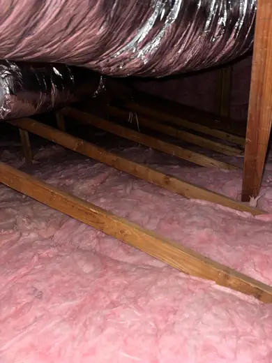 Coverage continued under raised ducts